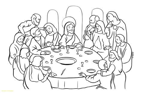 free template last supper